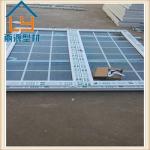 Low Threshold UPVC French Door Soundproof Heat Insulation For Construction