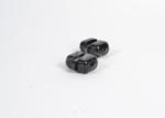 Black MPO Fiber Optic Adapter , High Temperature Stabilization
