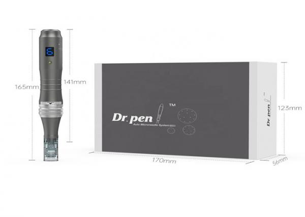 Quality Electric 6 Speeds Micro Needling Pen with Digital Screen Display 0-2.5mm Adjustable Needle Length for sale