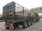 3 Axles Animal Or Cargo Transport Fence Type Truck Trailers