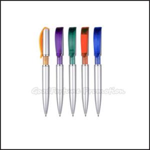 Wholesale Hot Sale Promotional customed printed logo ballpoint pen with clip gift from china suppliers