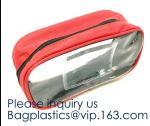 Promotional Logo Printed Vinyl Bank Bag,Pop Up Lock and 2 Keys Company Security