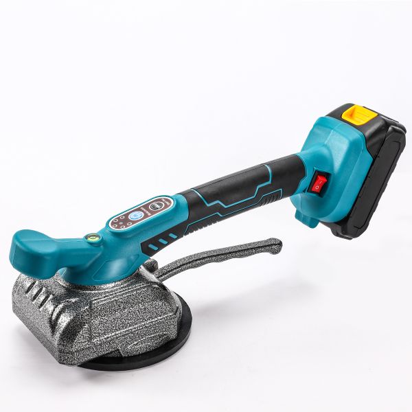 Portable Automatic Ceramic Paver with Adjustable Vibration Frequency Battery-Powered Leveling Machine for Tile Paving