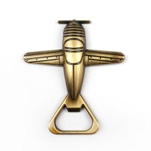 Wholesale Metallic Design Die-cast Airplane Bottle Opener for Die-cast Style and Metallic Colors in Design from china suppliers