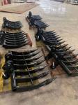Steel Casting Excavator Rake Bucket For Mini Excavator Cat320 PC200