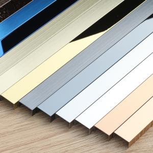 Wholesale Stainless Steel Gold Angle U Shape Trim 201 304 316 from china suppliers