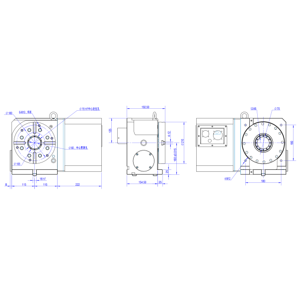 CNC Rotary Table D-210