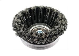 Wholesale Full Cable Two Rows Twisted 6 Inch Wire Cup Brush / Angle Grinder Wire Wheel Brush from china suppliers