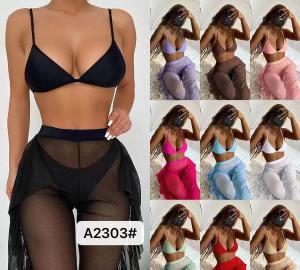 Wholesale Swimming Suits Bikini Backless Lady'S Sexy Swimsuit High Elastic Waterproof High Sunscreen Effect from china suppliers