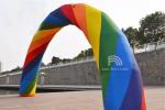 Inflatable Arches Rainbow Archway Entrance Decoration Candy Arch For Advertising