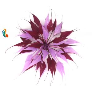 Wholesale Party Decoration Stripped Goose Feather Flower Mount for Shipping DHL UPS FEDEX EMS TNT from china suppliers