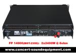 High Stability Switch Mode Amplifier 2x2400W FP 14000 For Living Show And