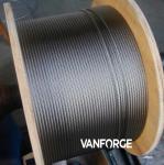 AISI 316 Marine Grade Stainless Steel Wire 7x7 Construction For Offshore
