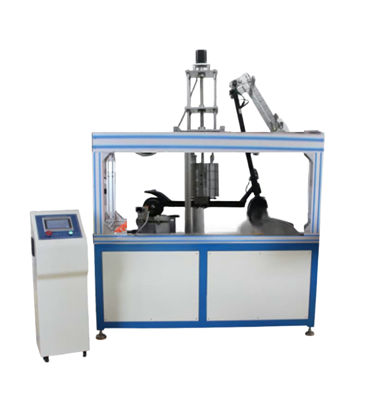 PLC Touchscreen-Controlled Scooter Dynamic Durability Testing Machine with Protection for Road Condition Fatigue Wear Tests