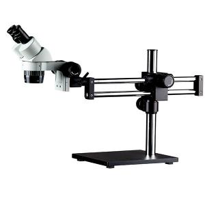 Wholesale dual power Stereo microscope Ф37mm Vertical Post 380mm Horizontal 420mm boom stand from china suppliers