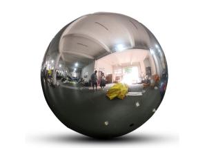 Wholesale PVC Festival Decorative Inflatable Hanging Mirror Ball / Balloon Silver Reflective Mirror Sphere from china suppliers