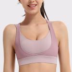 XL Fitness 75% Nylon Gather Training Yoga Vest Rib Women Lingerie