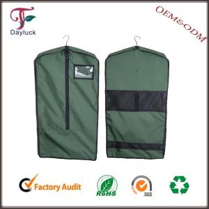 Wholesale Green in color non woven garment bags/suit cover for mens from china suppliers