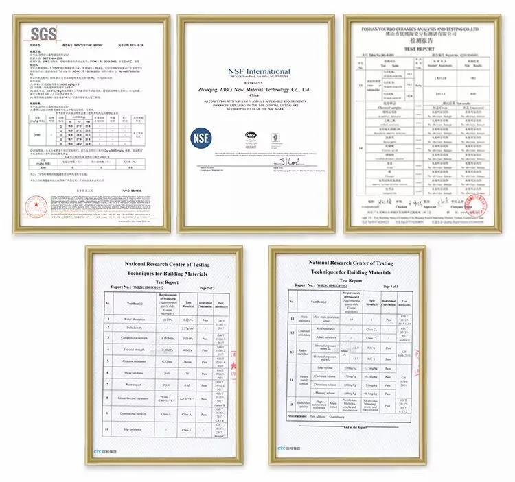 NSF SGS Certification Leather Finish Surfaces Engineered Quartz Stone Slab for Wall Decoration