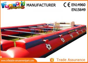 China 0.55mm PVC Tarpaulin Inflatable Sports Games , Outdoor Human Table Football on sale