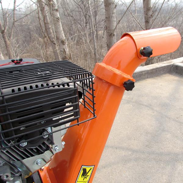 Auto Feed Wood Chipper Machine Heavy Equipment 6.5hp Petrol Powered ATV