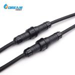 PA66 Waterproof Connector 3 4 5 Pin Male Female LED Light Connector for Outdoor