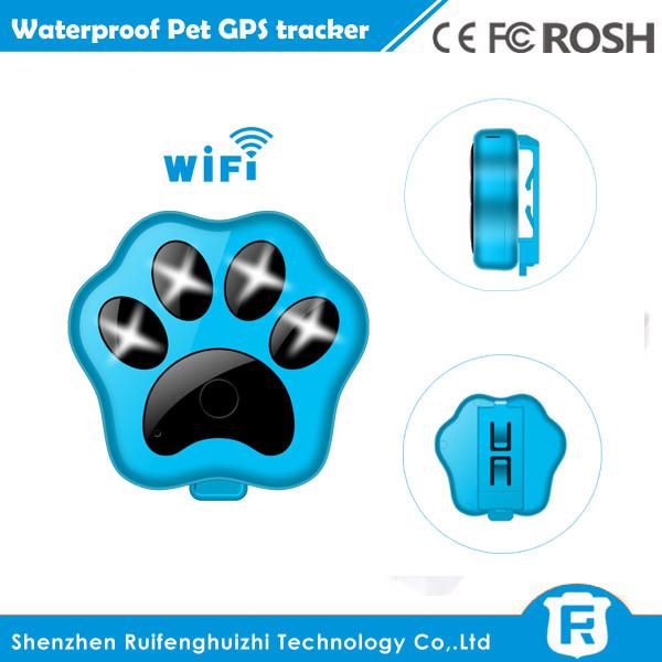 Quality RF-V30 smart wifi anti-lost small waterproof cheap pet gps tracker for sale