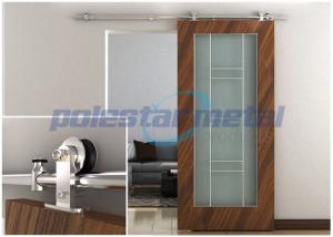 Wholesale 2000mm Decorative Door Hardware Stainless Steel Sliding Barn Wood Door Hardware from china suppliers
