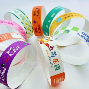 Wholesale Cheap Adjustable Tyvek Event Wristbands Scan The Barcode Events Variety Of Colors Paper Event Bracelet from china suppliers