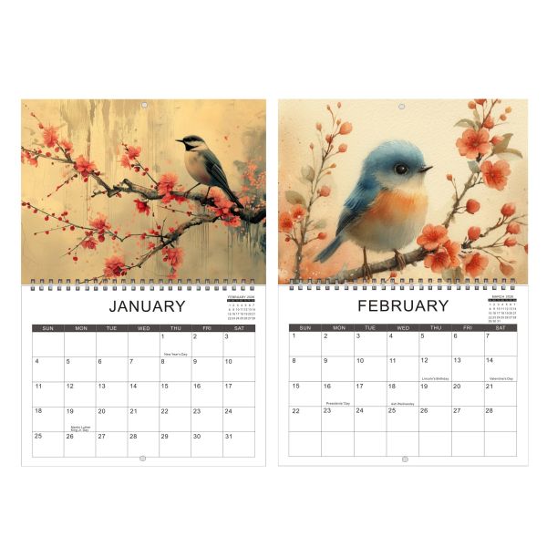 Customized Calendar Monthly Calendar Cross Border English Version Countdown 2026 Wall Calendar Customized OEM