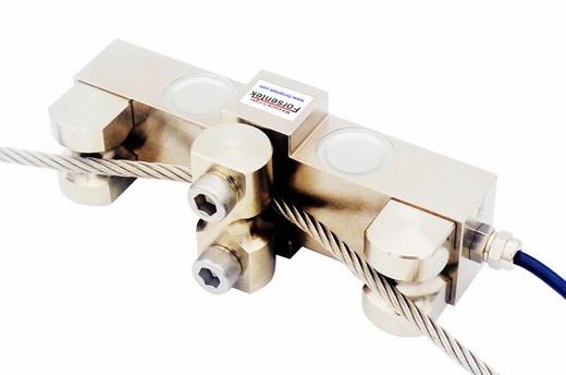 wire rope tension measurement sensor