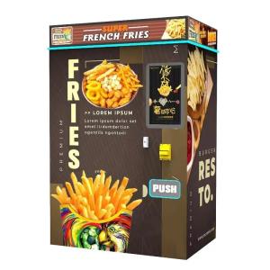Wholesale Popular French Fries Making Machine Fried Chicken Wings Onion Ring Snack Self Service Automatic French Vending Machine from china suppliers
