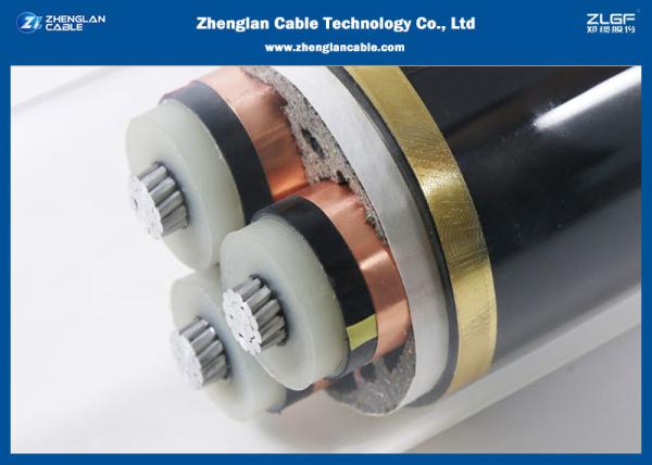 18/30KV MV 3C Power Cable (Armoured) , XLPE Insulated Cable according to IEC