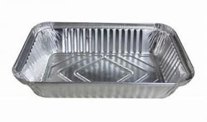China 800ml 0.03mm Parcel Aluminum Silver Foil  Disposable Food Containers on sale