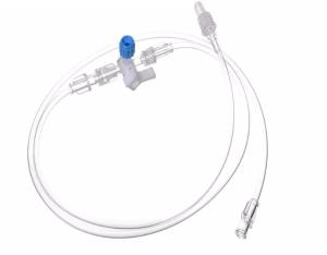 Wholesale 60 drops /ml Medical Luer Lock 3 Way Stop Cock With Extension Tube from china suppliers
