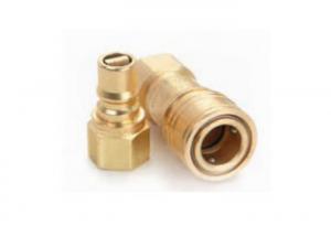 Wholesale Gas Connection 0.75 Brass Quick Coupler , Universal Quick Connect Brass Fitting from china suppliers