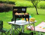 Modern Style Black Camping Patio Foldable Barbecue Charcoal Portable Outdoor