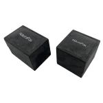 Luxury Grey Velvet Jewelry Packaging Box For Ring Wedding Earring Pendant