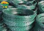 Anticorrosion Green Pvc Coated Concertina Barbed Wire 1400-1500MPA