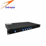 1270 - 1610nm CWDM Mux Demux 5 Channel 1RU Rackmount Type Low Insertion Loss
