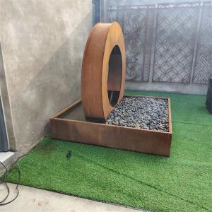 Wholesale Customizable Electric Corten Steel Water Feature For Architectural Design from china suppliers