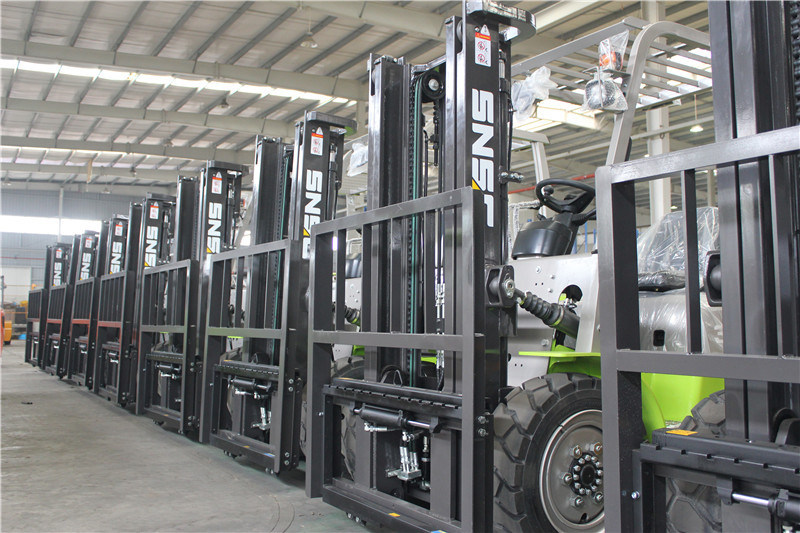 Side Shifter Triplex Mast Container Forklift Truck