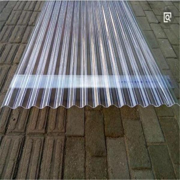 Eco-Friendly PC Corrugated Roofing Tile High Glossy Polycarbonate Roof Sheet