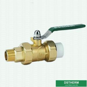 Wholesale Brass Male Union Fast Flow Control Ball Valve With Plastic Connector from china suppliers