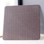 304 316 Retro Brown color Embossed metal plate for decorative Textured Stainless