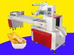 milk jujube Sugar Pillow Flowing candy cake flow packing machine