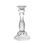 Hot sales customized clear crystal glass candelabra candlestick holder