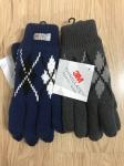 3M thinsulate Jacquard acrylic gloves for winter--Mens outside gloves with