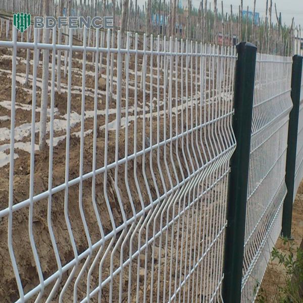 4 X 4 Outdoor Garden Metal 3D Fencing Welded Wire Mesh 3D Fence With Low Carbon