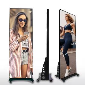 ROHS Indoor Poster LED Display Mirror Screen 900cd Brightness
